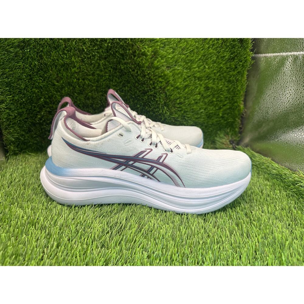 Asics Gel-Nimbus 28 1012B899 Athletic Sneaker Women's 9.5 White Knit Gym Running - Picture 9 of 15